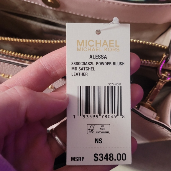 Michael Kors ~ Alessa ~ Blush Pink NEVER USED, still has the tag. - Picture 2 of 4